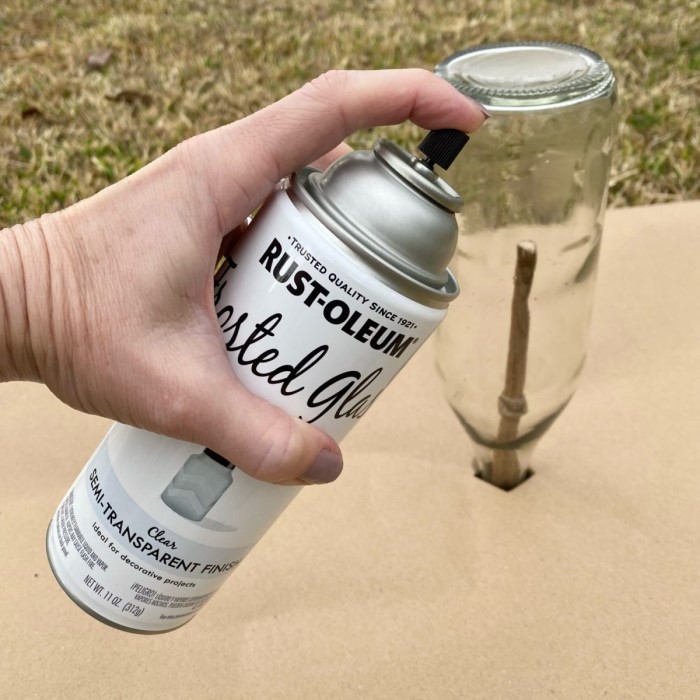 frosted glass spray paint