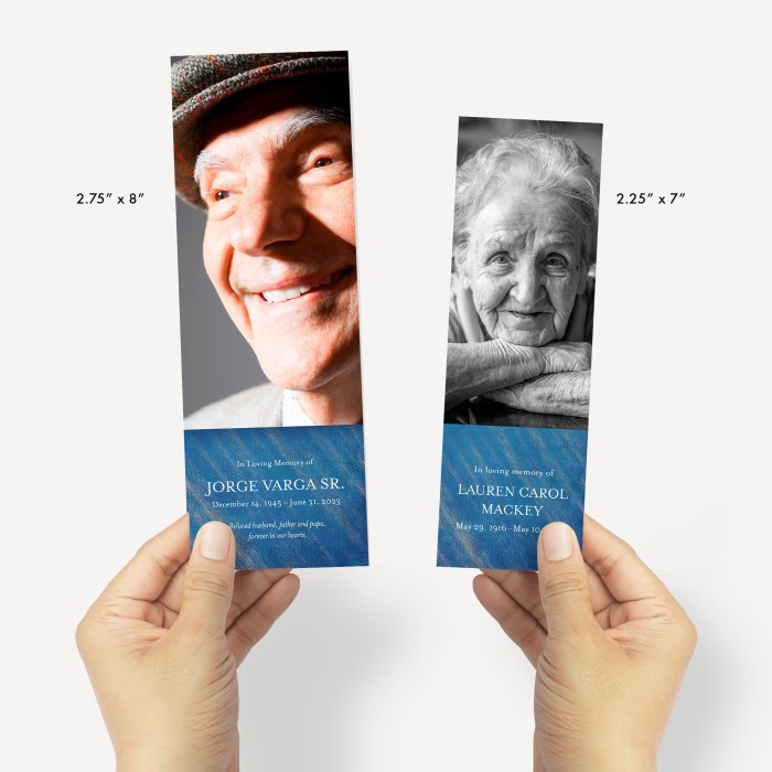 bookmark sizes