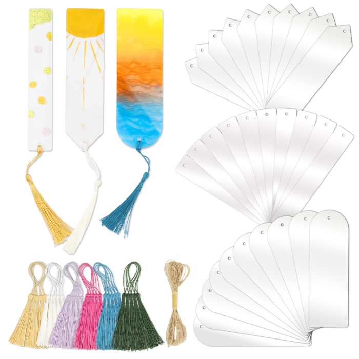 acrylic bookmark blanks