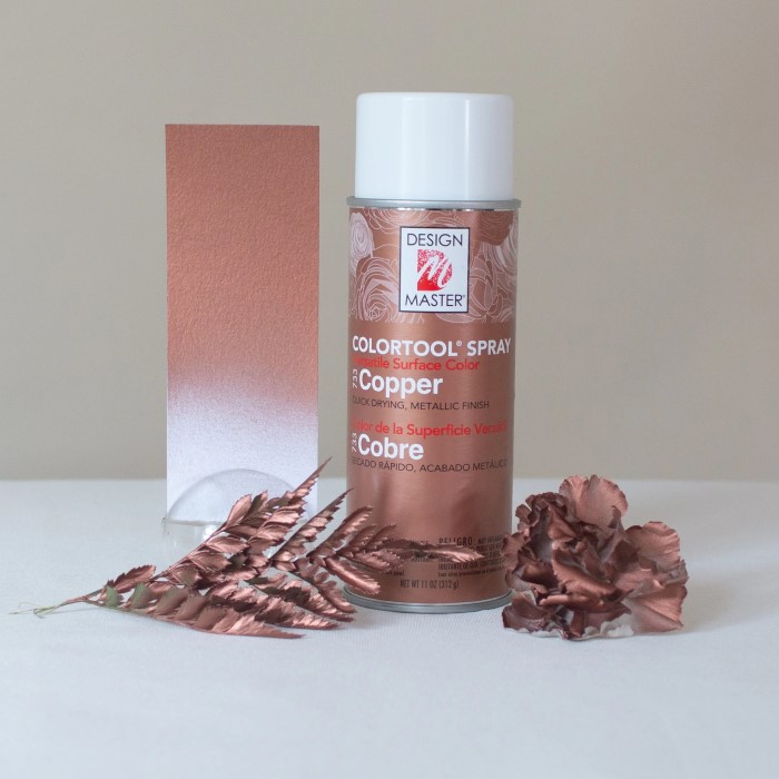 rose gold spray paint
