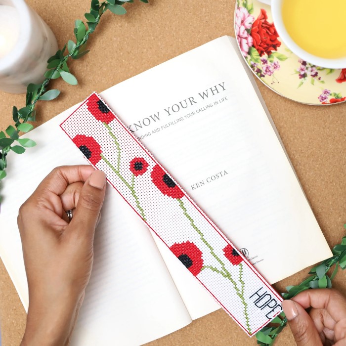 cross stitch bookmark