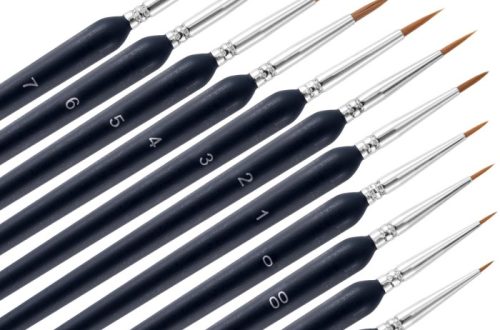miniature painting brushes