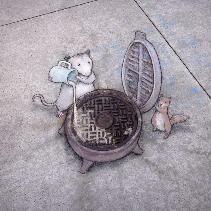 chalk drawings