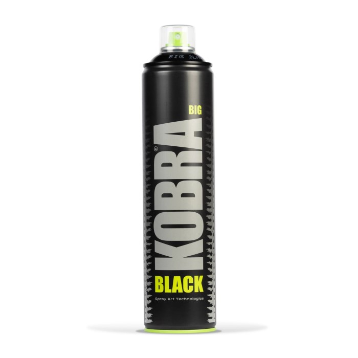 black spray paint