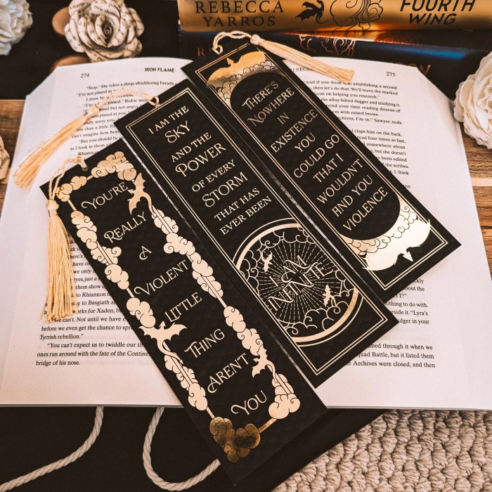 fourth wing bookmark
