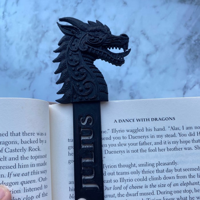 3d print bookmark