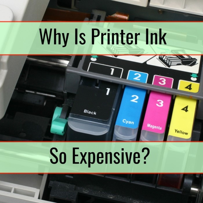 why is printer ink so expensive