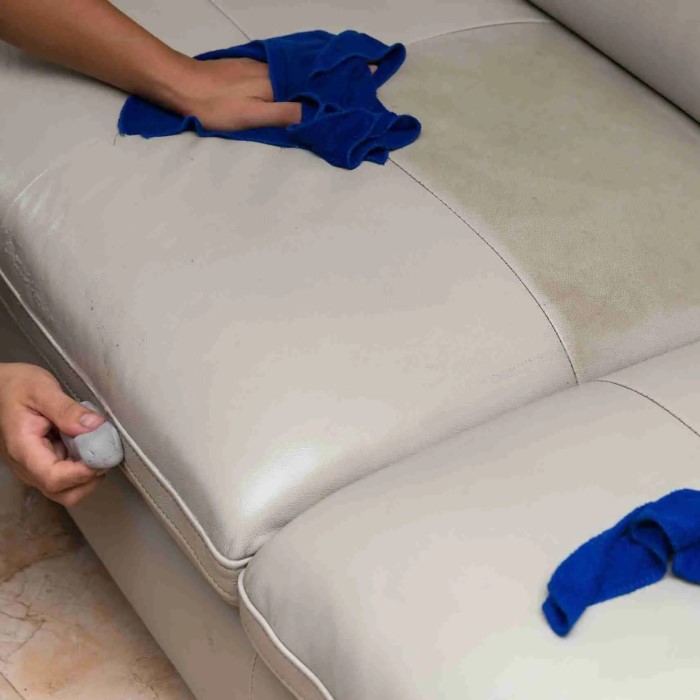 how to remove ink from leather