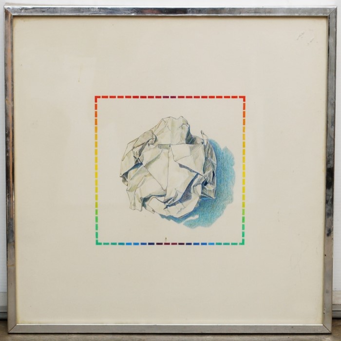 crumpled paper drawing