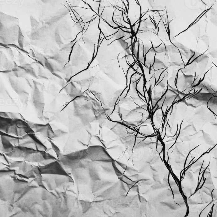 crumpled paper drawing