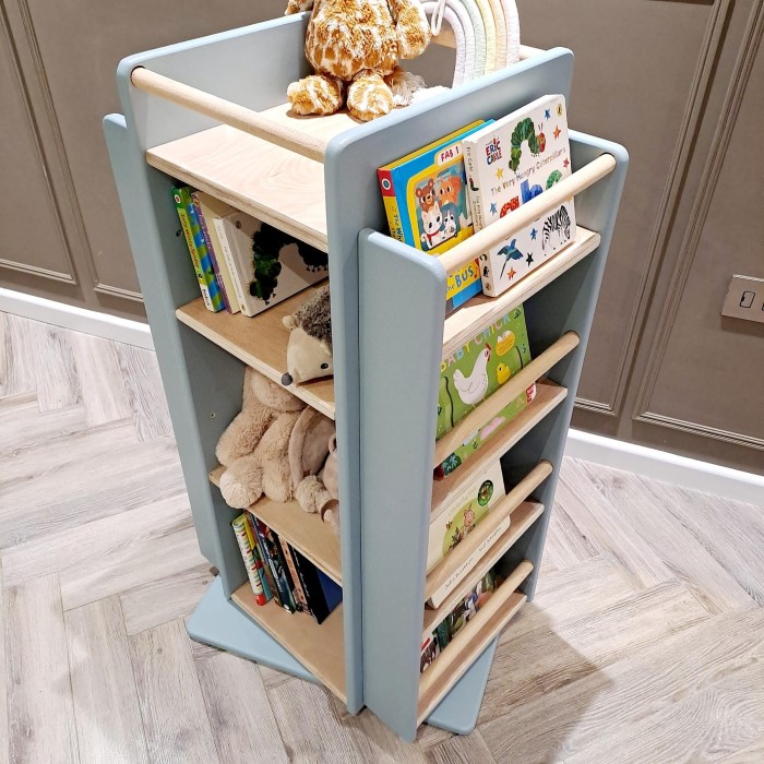 rotating bookshelf