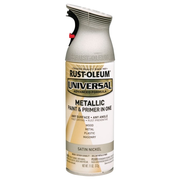 brushed nickel spray paint