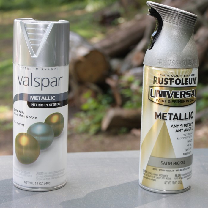 brushed nickel spray paint
