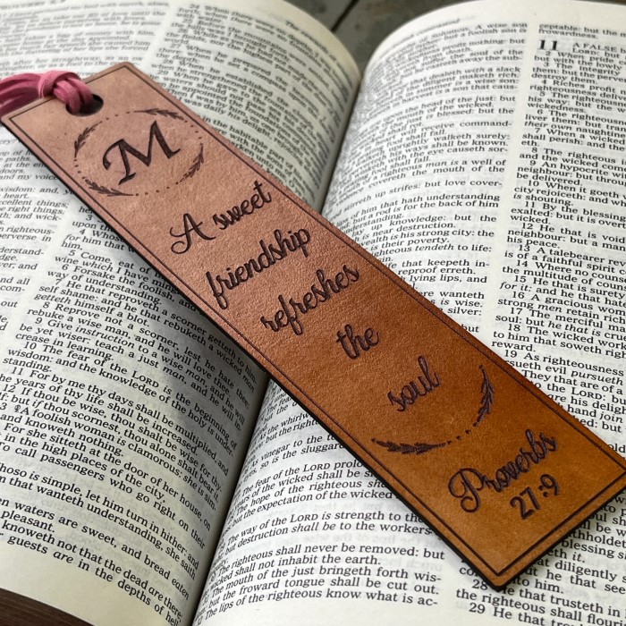 personalized bookmark