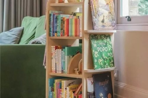 rotating bookshelf