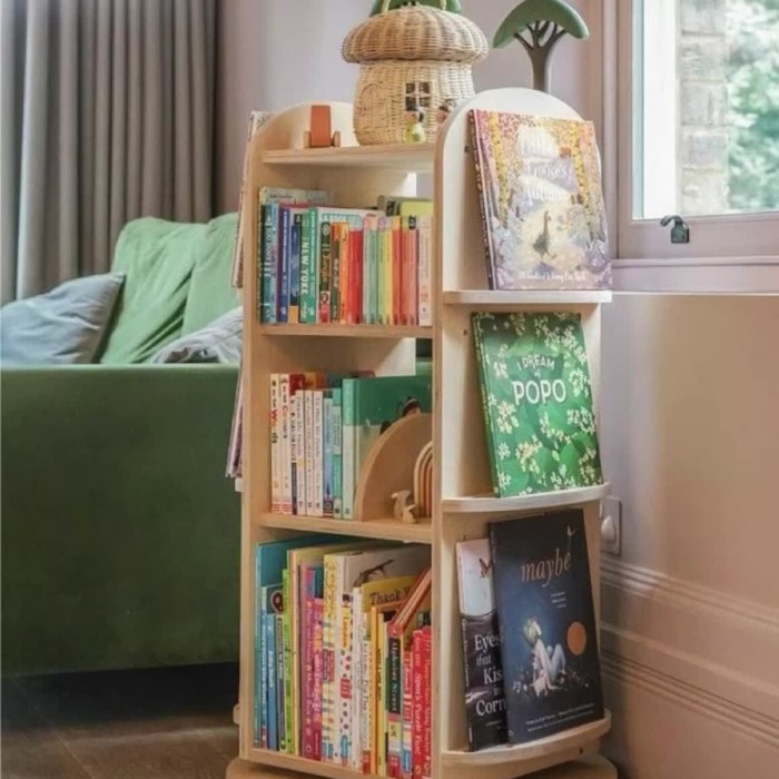 rotating bookshelf
