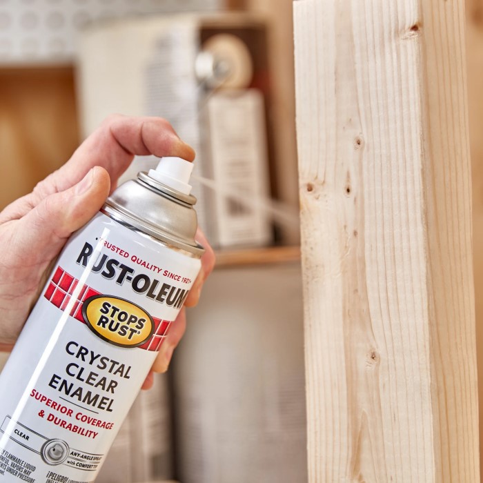 clear coat spray paint