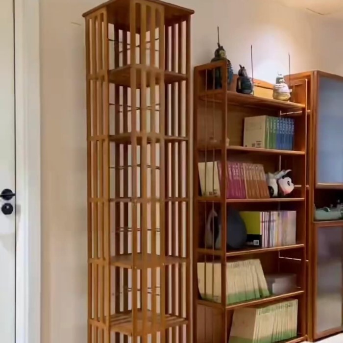 rotating bookshelf