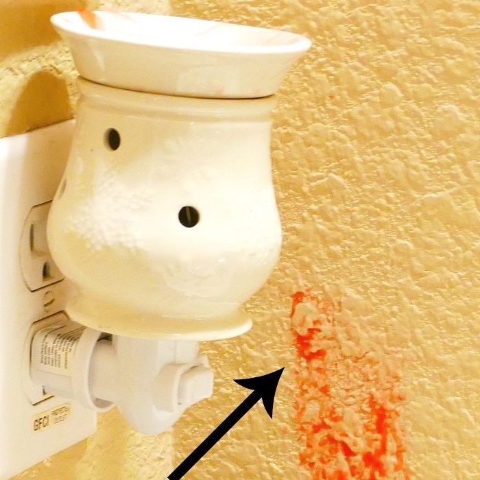 how to remove candle wax from wall