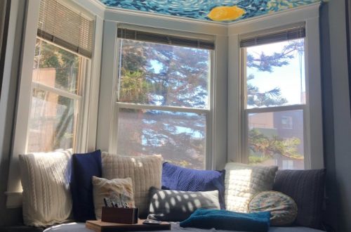 bay window reading nook