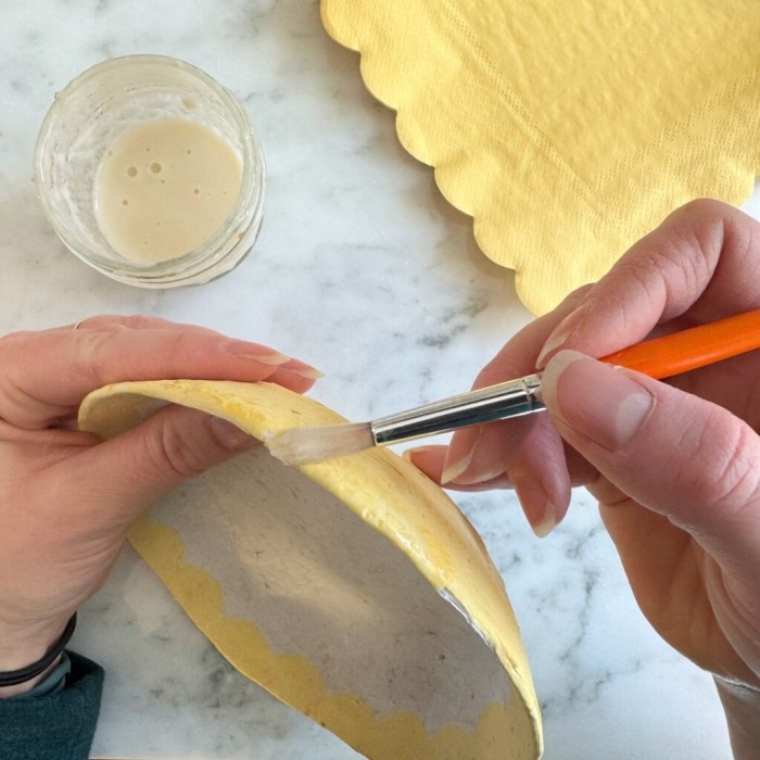 paper mache with flour