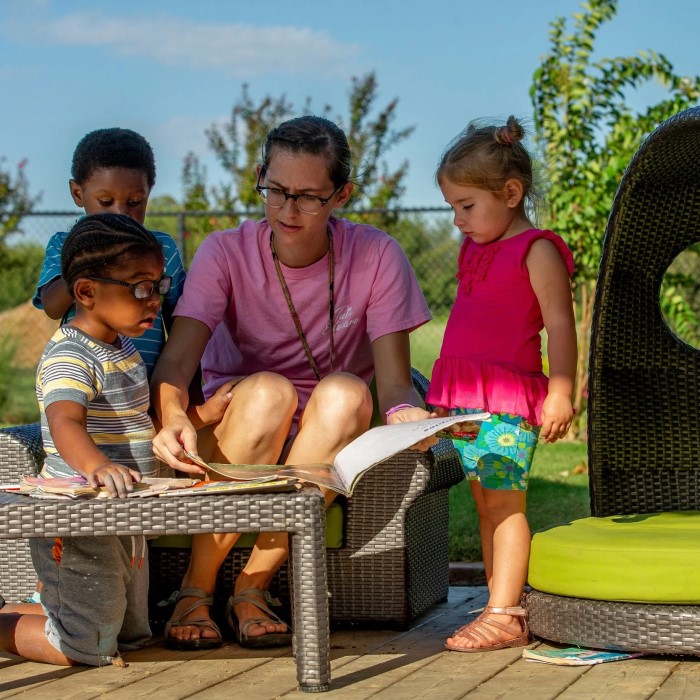 outdoor reading nook