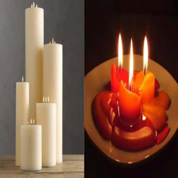 is burning a candle a chemical change