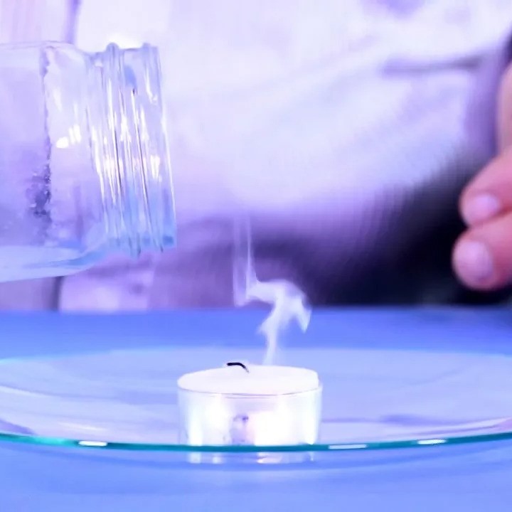 is burning a candle a chemical change