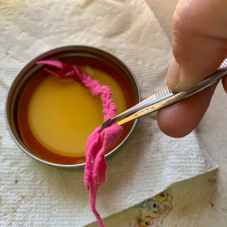 how to make a candle wick