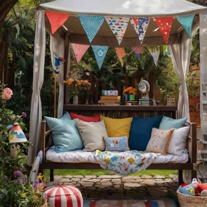 outdoor reading nook