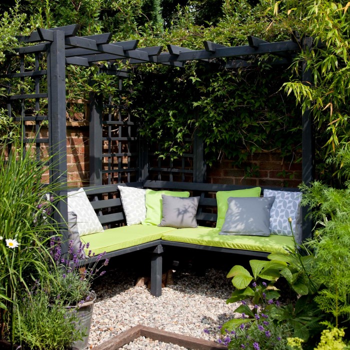 outdoor reading nook