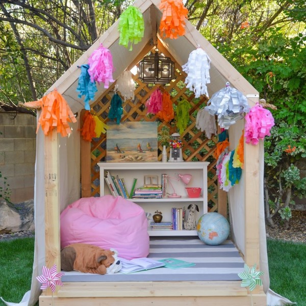 outdoor reading nook