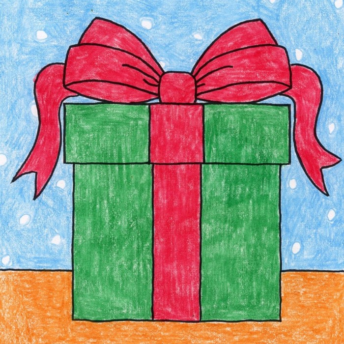 christmas gift drawing