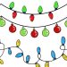 how to draw christmas lights