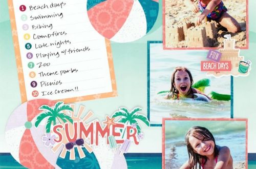 summer scrapbook ideas