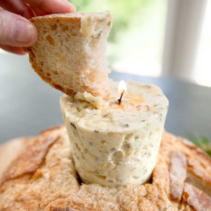 how to make a butter candle