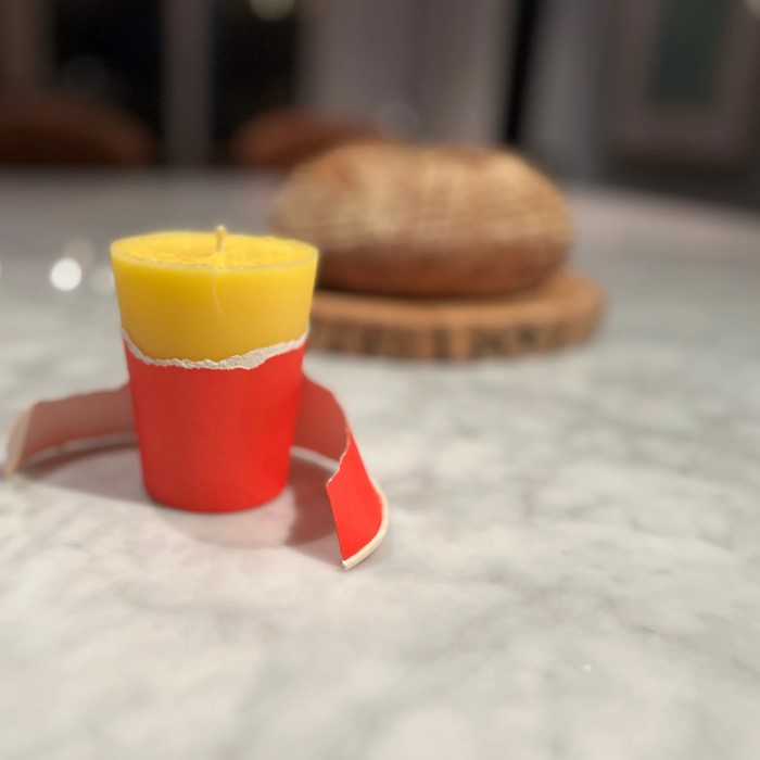 how to make a butter candle