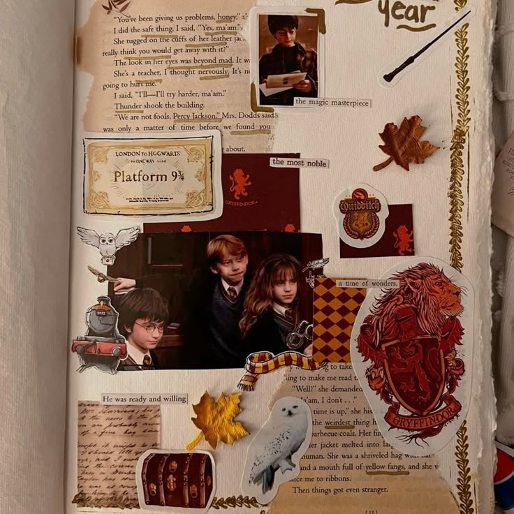 harry potter scrapbook paper