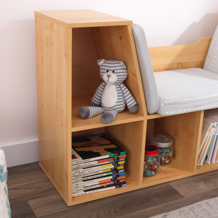kidkraft bookcase with reading nook