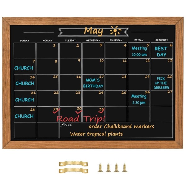 chalk calendar