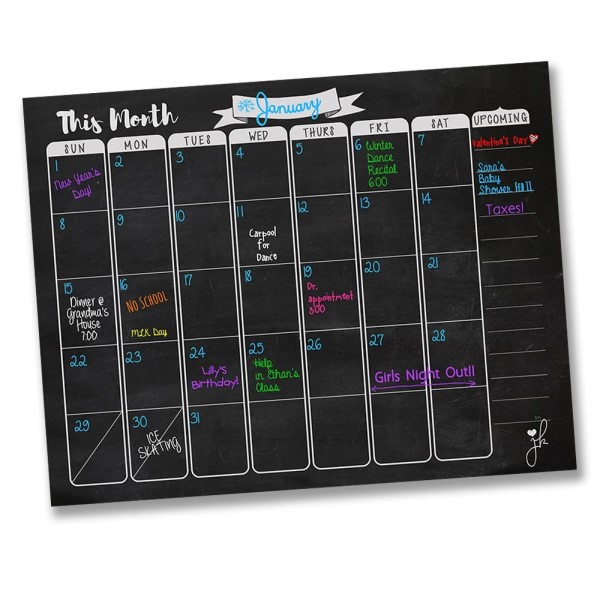 chalk calendar