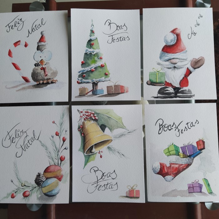 christmas card ideas drawing