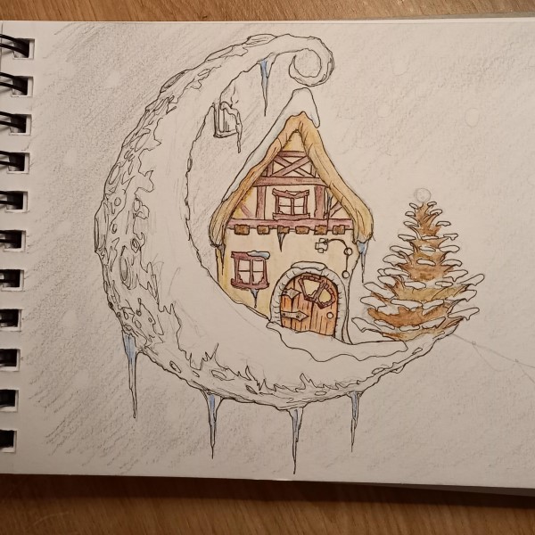 christmas card ideas drawing