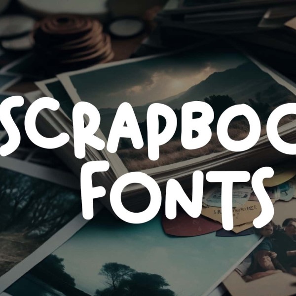 scrapbook letters font