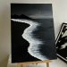 black canvas painting