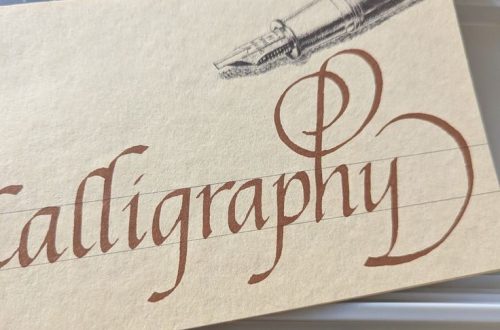how to use calligraphy pen