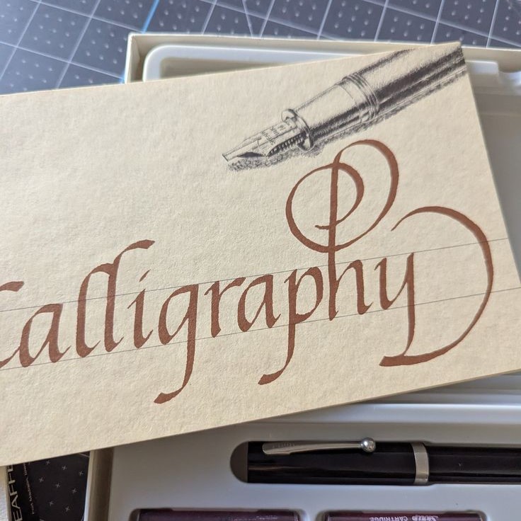 how to use calligraphy pen