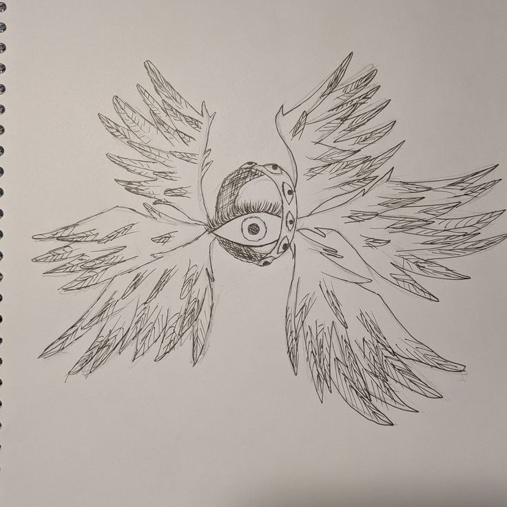 biblically accurate angel drawing