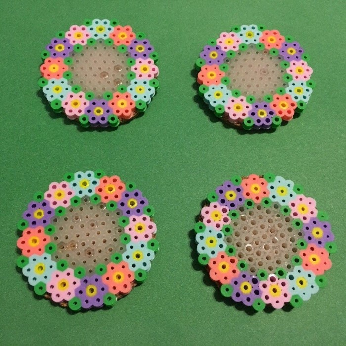 perler bead coasters