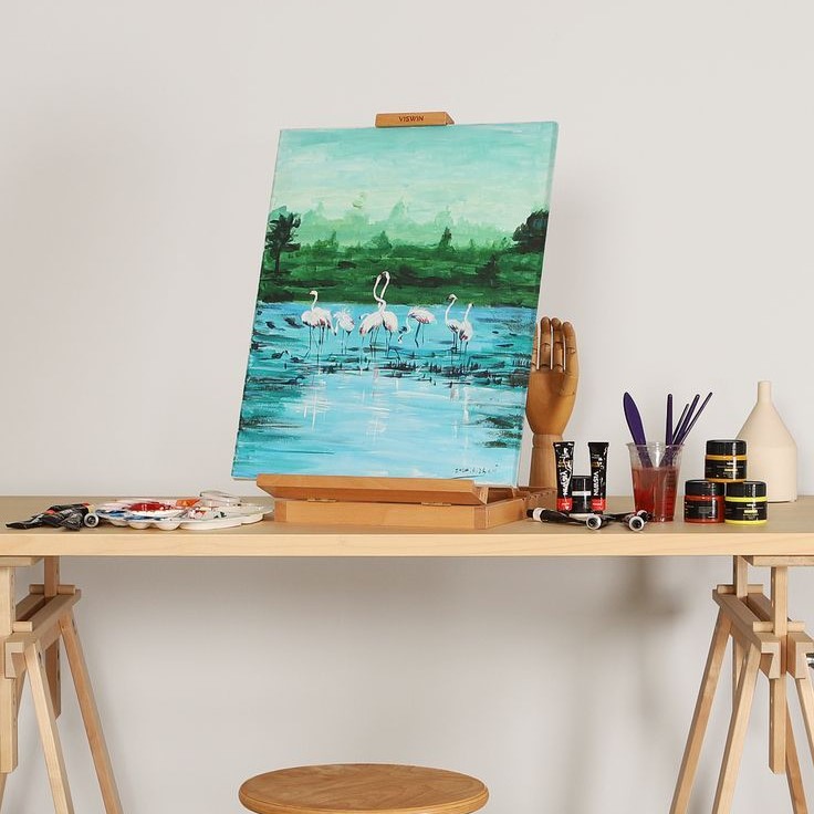 easel for painting canvas